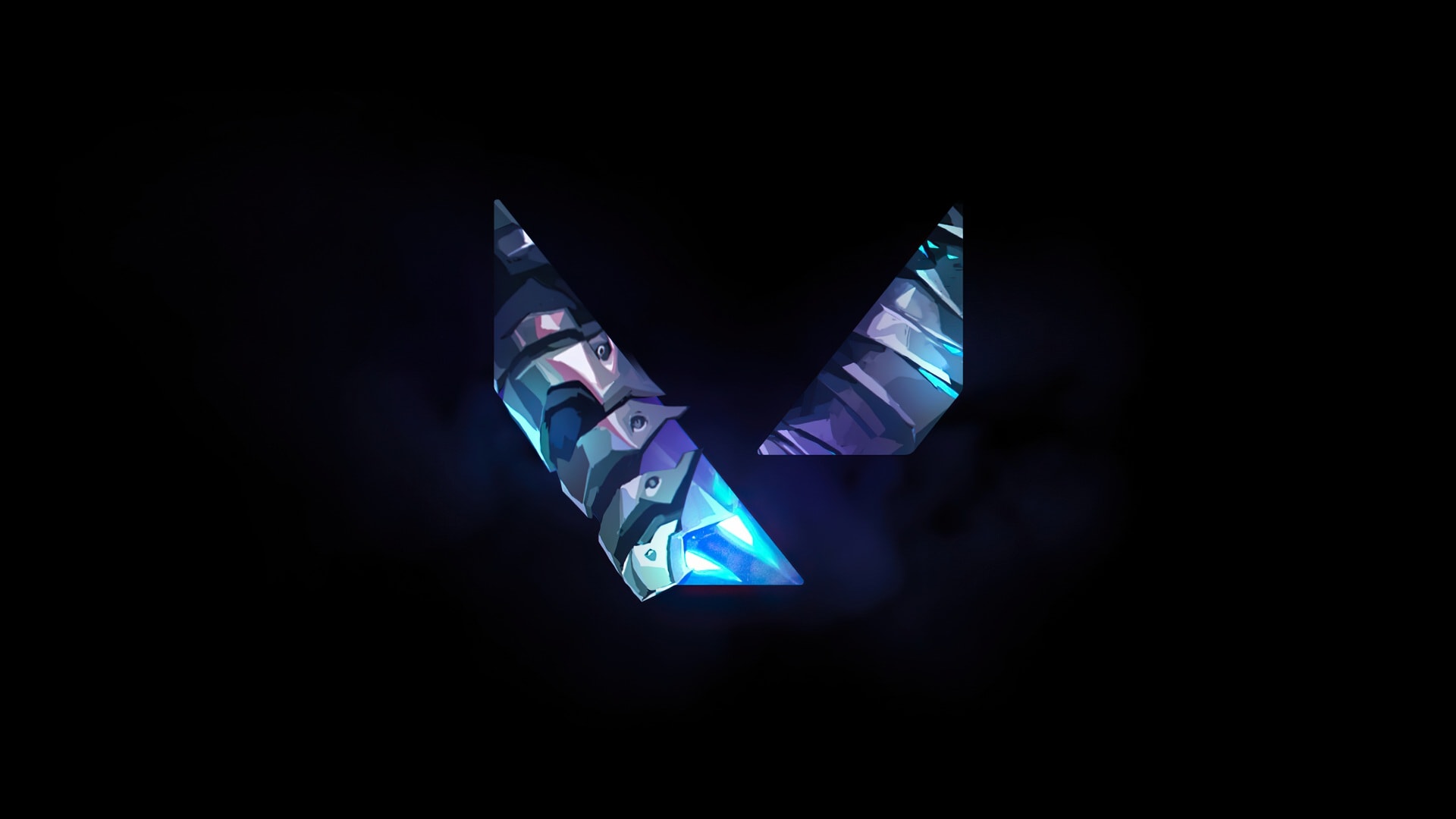 Dark Valorant-themed hero artwork behind the HWID spoofer headline